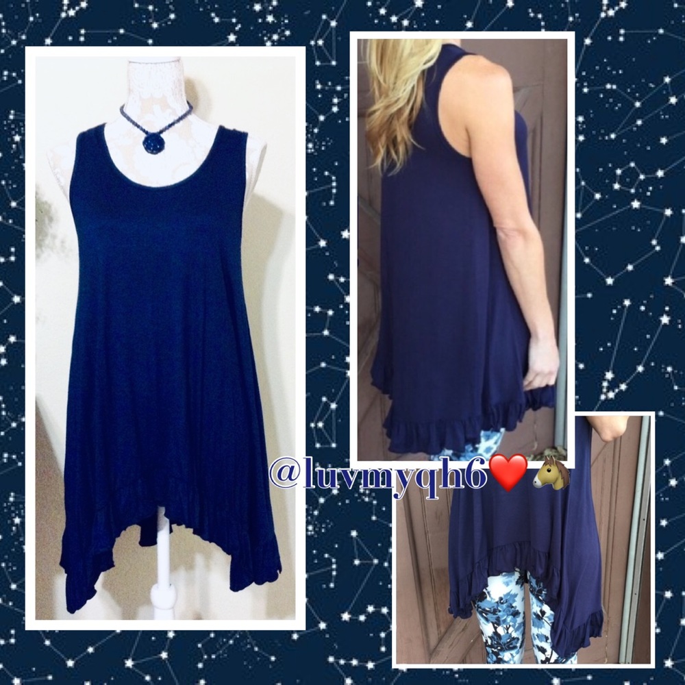 Ruffle Tank Tunic 🎉HP🎉 - Picture 2 of 3